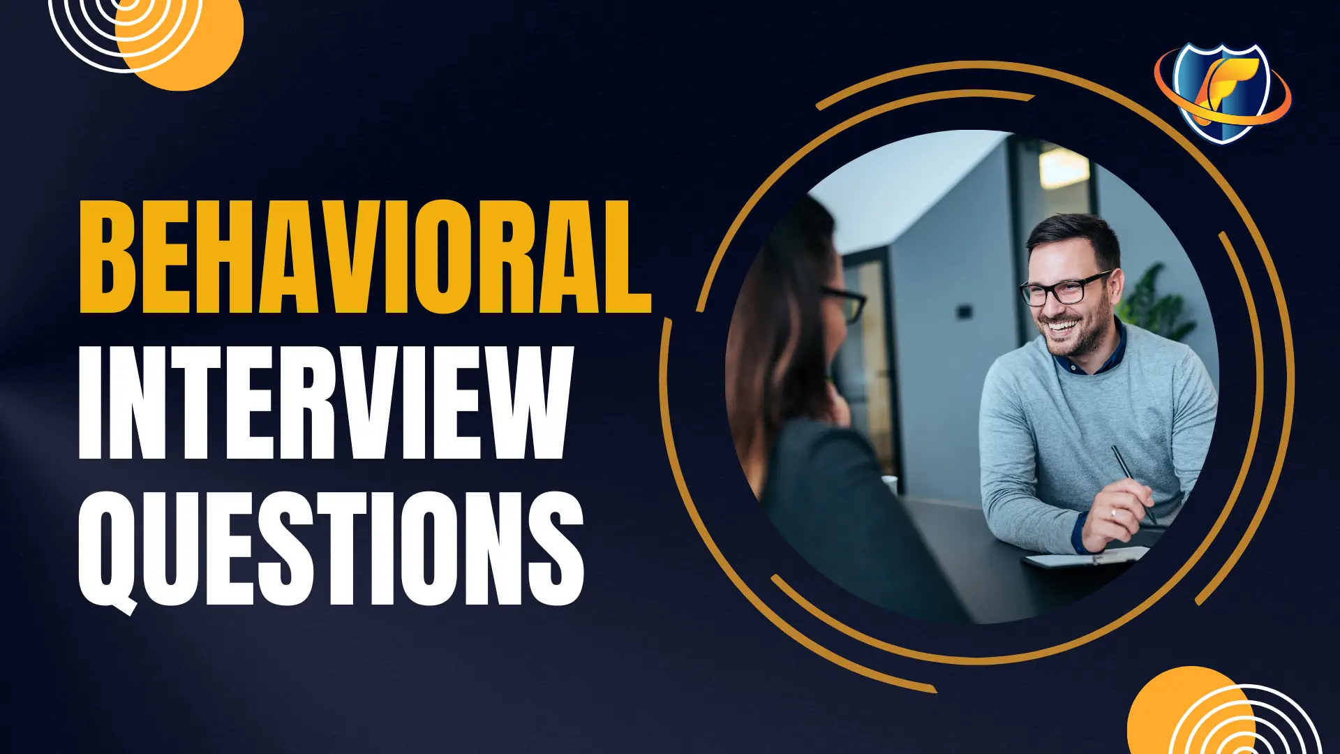 An organized list of behavioral interview questions on a desk, highlighting essential tools for interview readiness.